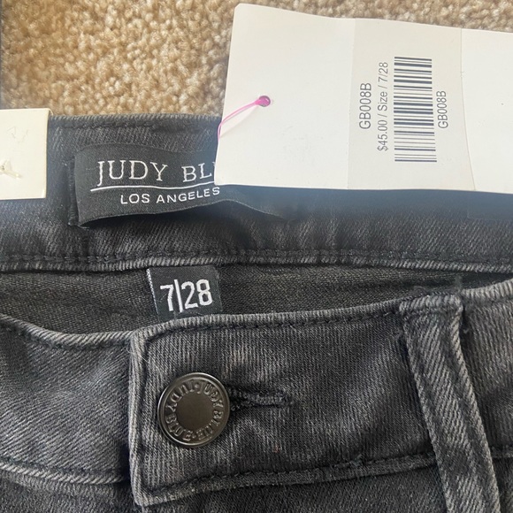 Judy Blue High Waisted Super Flare Jeans - Black Wash - Picture 11 of 15